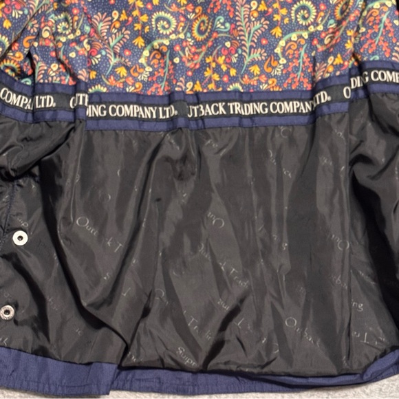 Outback Trading Company Rain Coat Natalia Jacket Womens S Navy Hooded Outdoor - Picture 12 of 16